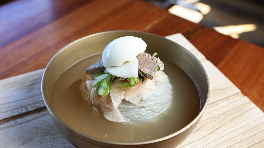 Mul Naengmyeon · 물냉면 Cold Buckwheat Noodle and Beef Broth