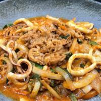 Osami Bokkeum · 오삼볶음 Spicy Squid and Pork Stir-Fry