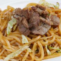 Stir-Fried Udon With Xo Sauce Beef  · 