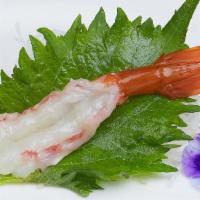 Jumbo Sweet Shrimp (Botan Ebi) · 1 piece per order for sushi or sashimi.