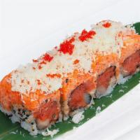 Out Of Control Roll · Inside: spicy tuna and spicy yellowtail. Outside: crunchy spicy marinated snow crab.