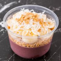 Coco Loco · Shredded coconut, banana and granola.