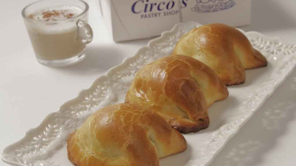 Pasticciotto · Sicilian style pastry filled with vanilla custard with a hint of orange citron.