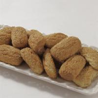 Sesame Biscotti · This is one of our origanal recipes, a slightly cripy dough baked with sesame seeds. Gives s...
