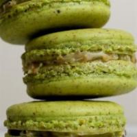 Pistachio Macarons · French Pistachio Mini Macarons