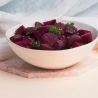 Beet Salad · Beets with parsley and red wine vinaigrette.