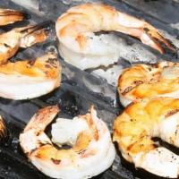 Shrimp Char-Grilled · 6 Deliciously grilled shrimp served with our homemade cilantro, garlic sauce & fresh bread h...