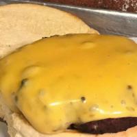 1/2 Lb. Plain Cheeseburger · Our freshly ground beef our special blend of chuck, short-rib, naval & brisket...meat, chees...