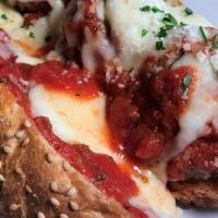 Meatball  Parmigiana Wedge * Hero * Sub · pork, veal, beef, pecoriNO romaNO cheese, herbs,  bread & eggs are in our meatballs topped w...