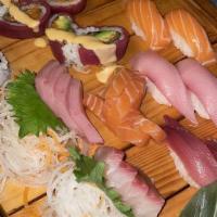 Love Boat · Chef's selection of today best sushi, sashimi & 1 special roll