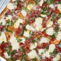 Brooklyn Pizza (16 Inch) · Thin crust with fresh mozzarella, old fashioned tomato sauce, fresh basil, Parmesan cheese a...