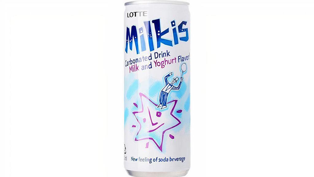 Milkis · Popular Korean Soda - Milk and Yogurt Flavor