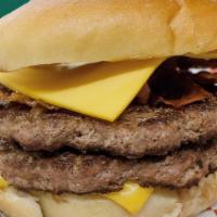 Double Cheeseburger - Family Favorite!! · Fresh Grilled Double Cheeseburger for the hungry man.