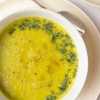 Creamy Vegetable Soup · Pitta, Vatta (V, GF)  Zucchini, broccoli, taro, cauliflower