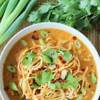 Noodle Soup · Long rice vermicelli noodles, onion, and ciilontro in light garlic and black pepper broth.