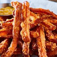Sweet Potato Fries · Sprinkled with Sugar and Cinnamon
Honey Mustard On the Side