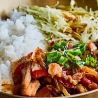 Rice Bowl- Teriyaki Chicken · Pan Fried Teriyaki Chicken and Vegetable (Red Pepper, Scallion, Onion) / Rice and Cabbage to...