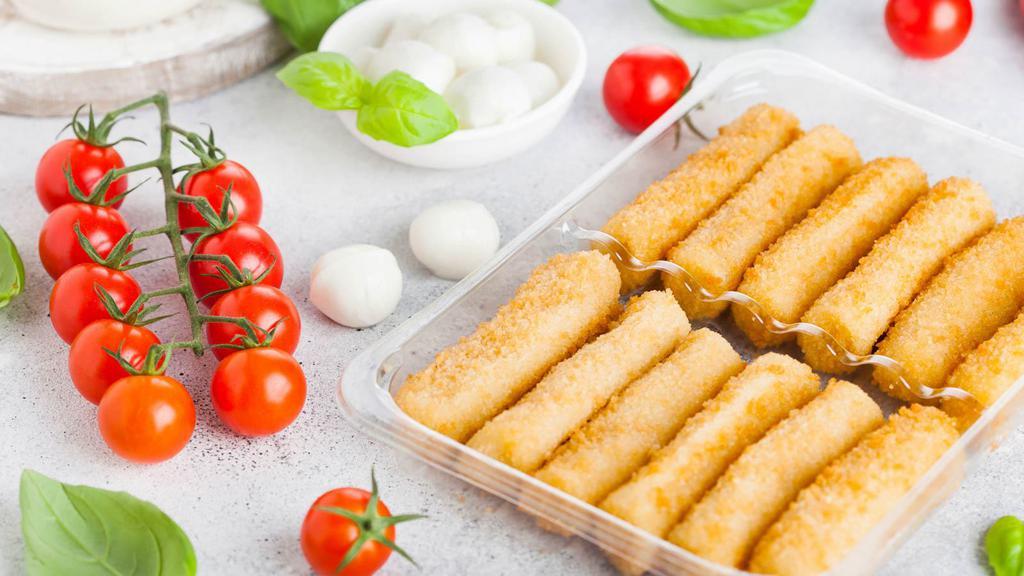 6 Pcs. Mozzarella Sticks With Fries · (6) pieces of our gooey, crispy cheese sticks served with crispy fries.