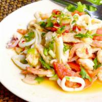 Seafood Salad · 1 lb. of mixed seafood tossing in a flavorful dressing.