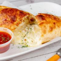 Cheese Calzone · Filled with ricotta and mozzarella cheese.