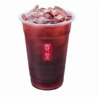 Hibiscus Green Tea (芙蓉绿茶) · Iced drink only.