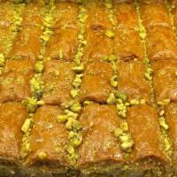 Mini Baklava Assorted Flavors · Chocolate, pistachio, or walnut. 1/2 lb. If you would like a specific flavor please request ...