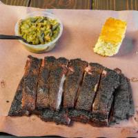 Rib Combo Full Rack · Full rack of ribs. Two sides of choice.