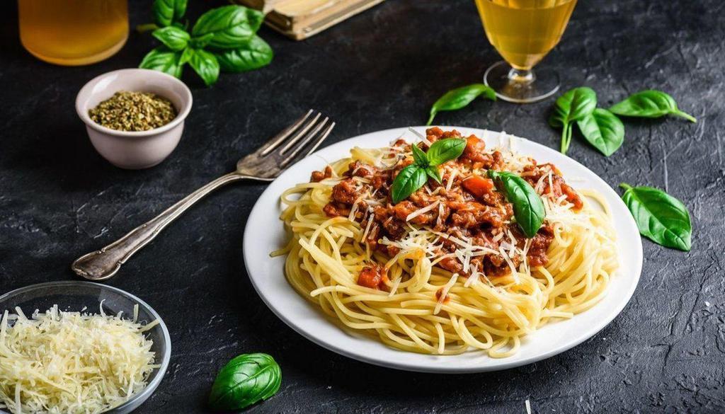 Carbonara Spaghetti · Spaghetti style pasta beaded with carbonara sauce. Served spaghetti with Italian bread and butter.