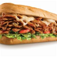 Chicken Teriyaki · All-white meat chicken, grilled onions, all-natural swiss, teriyaki sauce, lettuce, tomato, ...