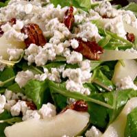 Gorgonzola Salad · Spring lettuce mix, tomato, cucumber,  red onion, walnuts, crasins and gorgonzola cheese. Se...