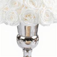 Platinum Silver Premium Half Ball Of 55 Roses · Half ball with 50 to 55 Extra Large long lasting roses.