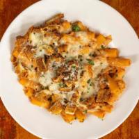 Baked Ziti · Served with choice of soup or salad.