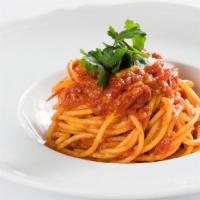 Spaghetti Al Pomodoro E Basilico · San Marzano tomato sauce, fresh basil