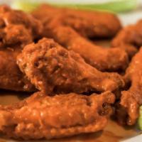 Wings(12) · Deep-fried chicken wings with your choice of sauce
buffalo, Plain, Honey BBq Sweet and sour ...