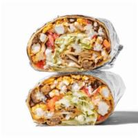 Mixed Wrap · Mix of Grilled Juicy! Chicken & Gyro served in a wrap with lettuce, tomato, pickled onions &...