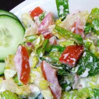 Garden Salad · Fresh vegetables with our house dressing.