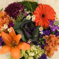 Aegean Bouquet · A beautiful wildflower bouquet in assorted colors.  Colors may vary by season.