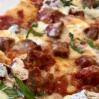 Meatball Parm - Full Pan · House made fresh meatballs, fresh mozzarella, parmesan, basil.