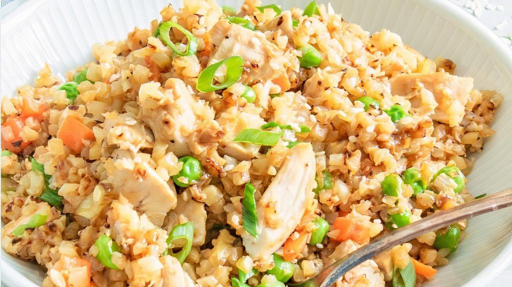 Fried Rice · Stir-fried rice with mixed vegetables & choice of meat.