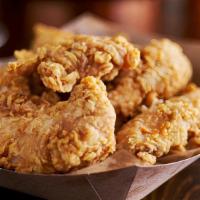 Chicken Tenders · 5 pieces of delicious Chicken Tenders fried to perfection.