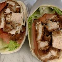 Chicken Cutlet Wrap · Fried Or Grilled Chicken Cutlet, Lettuce & Tomato.
