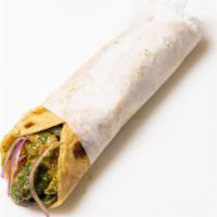 Spicy Potato Roll · Flat-bread layered with spicy potato (aloo masala) filling.