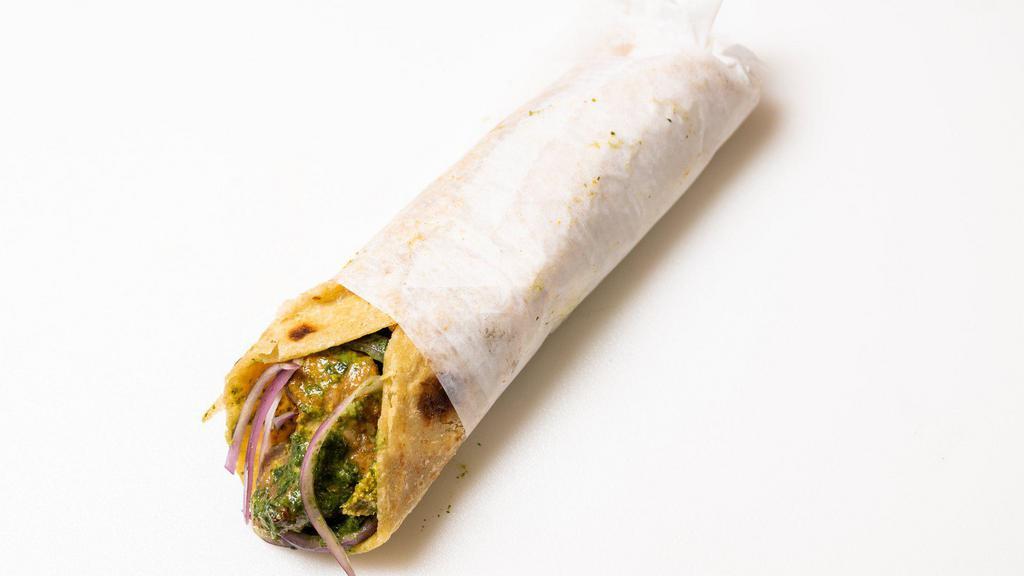 Spicy Potato Roll · Flat-bread layered with spicy potato (aloo masala) filling.
