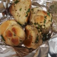 Garlic Knots (4 Pcs.) · Add sauce, dressing for an additional charge.