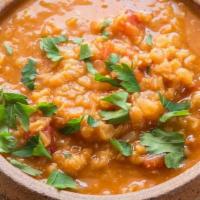Split Lentil · Cooked with onions and tomatoes.