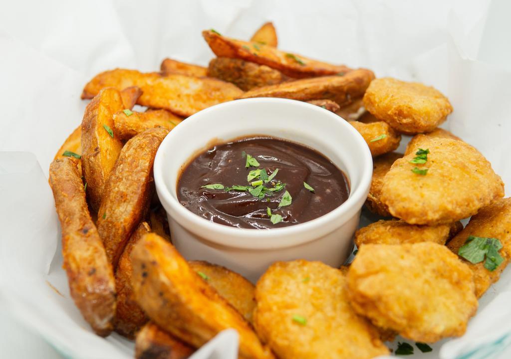 10 Pc Chicken Nuggets With Potato Wedges · 10 pieces.