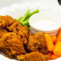 Dry Rub (6 Pieces)  · Breaded wings tossed in our signature dry rub