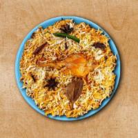 Chicken Biryani Theory · Basmati rice simmered in Indian spices with chicken chunks, fresh herbs and cooked in a spec...
