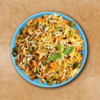Veg Biryani Theory · Basmati rice simmered in Indian spices with seasonal vegetables, fresh herbs and cooked in a...