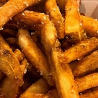 Truffle Fries W/ Parmesan Cheese · TOSSED WITH PARMESAN CHEESE AND TRUFFLE OIL